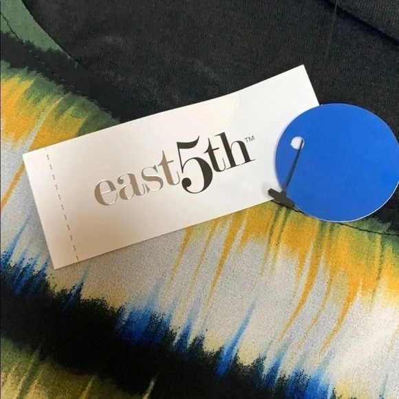 East 5th Batwing Zamba Striped Blouse Top New - Picture 5 of 8